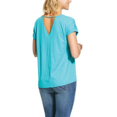 Ariat Sophia - T Shirts Blauw Dames - 17122-426